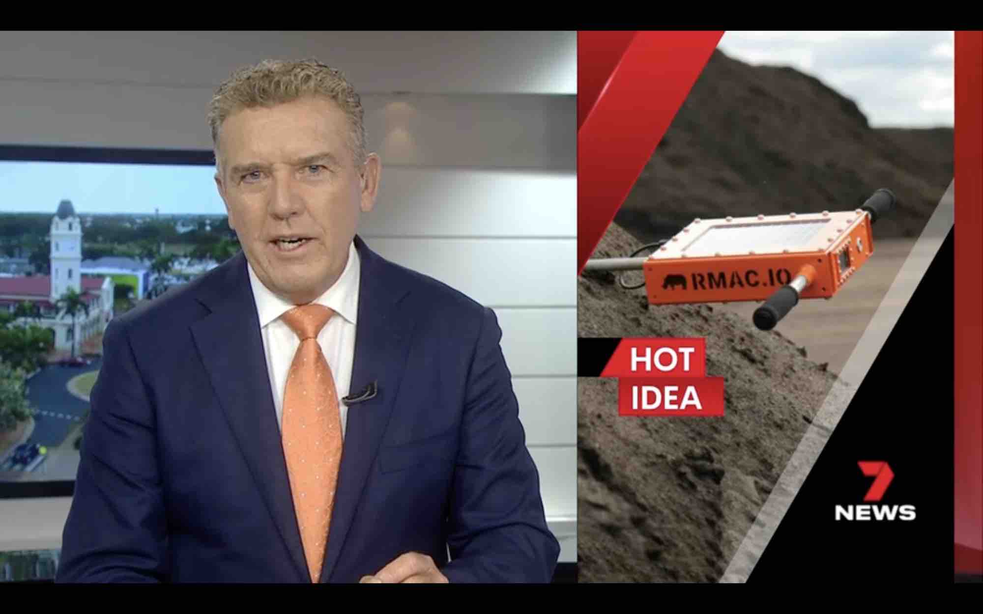 7News coverage of Rhino Instruments CQU Green Solutions partnership