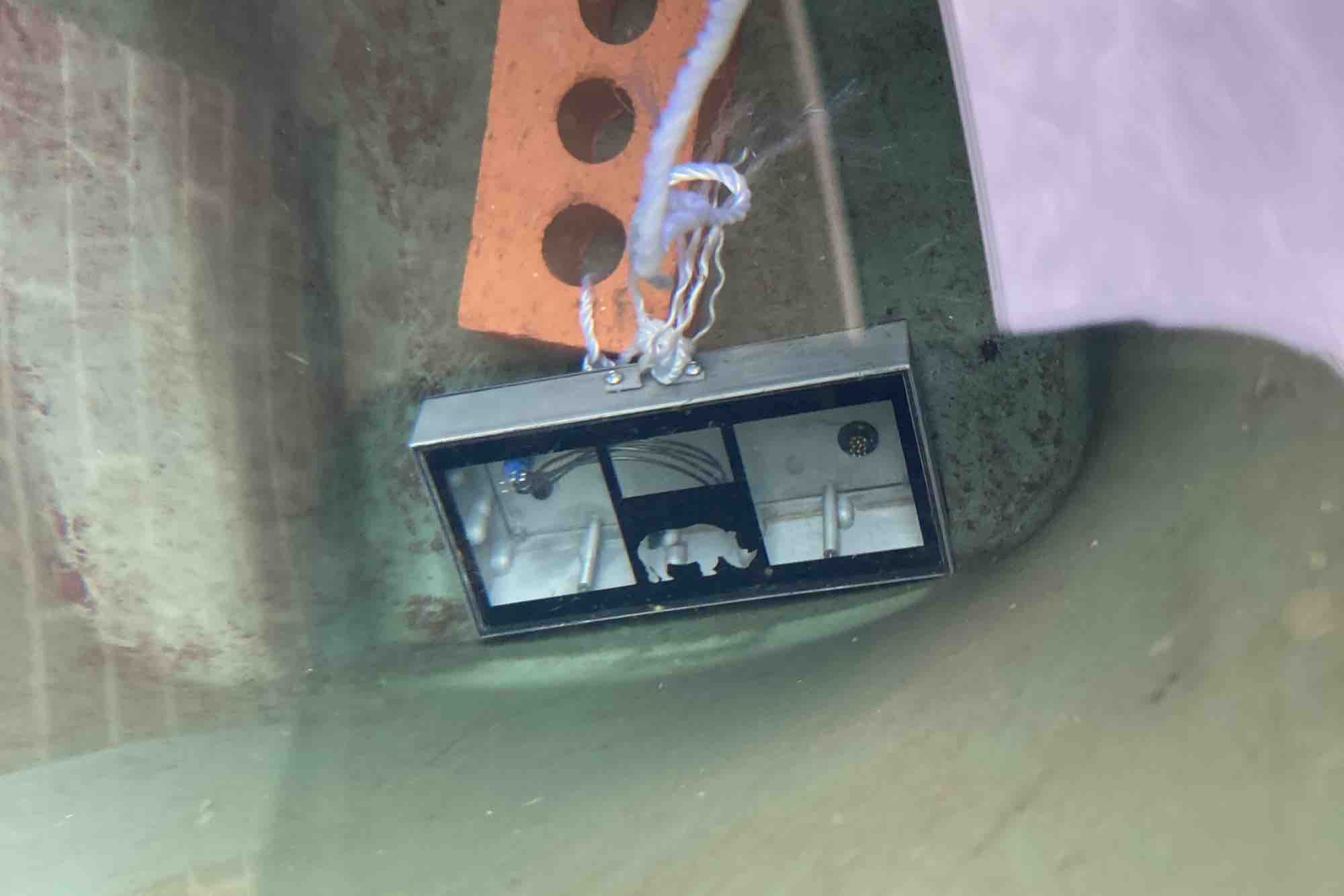 RM2 prototype submerged underwater during IP67 testing